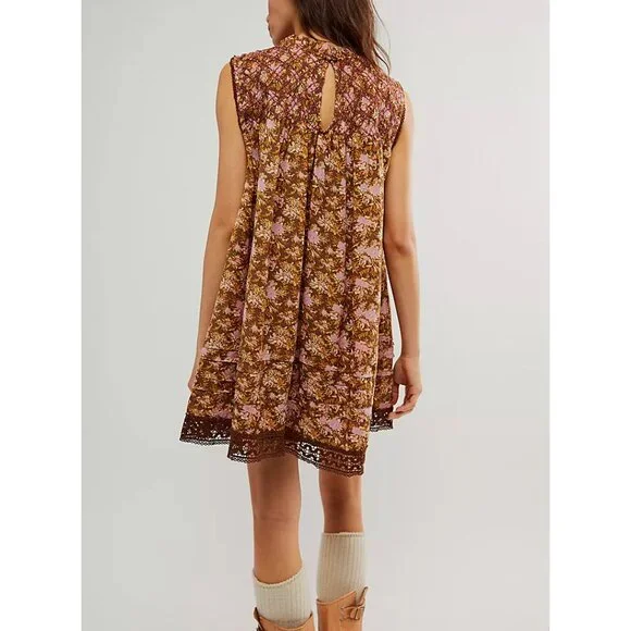 FREE PEOPLE Shea Printed Mini / Chocolate Combo - Picture 3 of 11